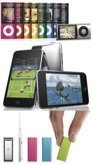 Apple renueva su gama de iPods Nano, Classic, Touch y Shuffle